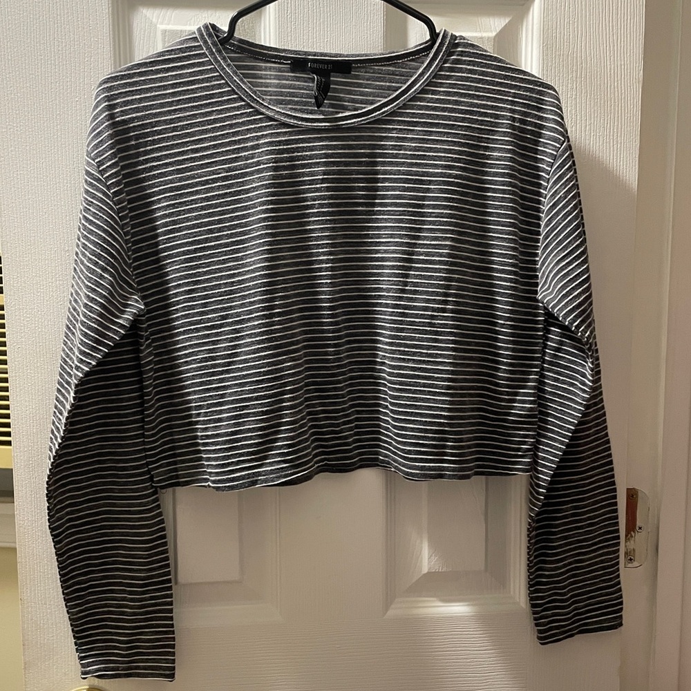 Crop top long sleeve